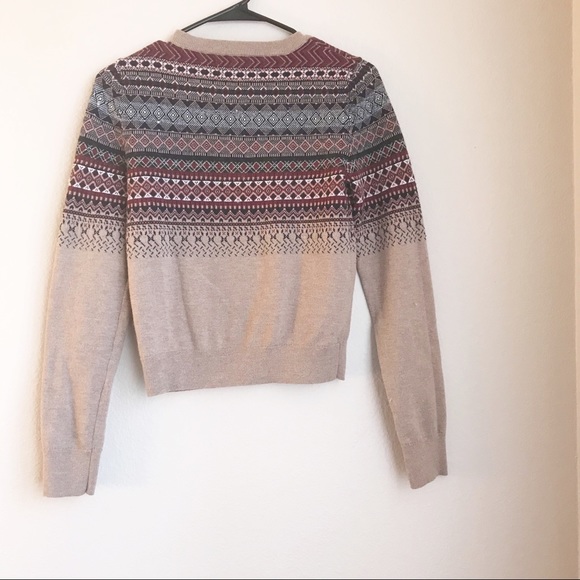 Aeropostale Mixed Pattern Raglan Sweater - Picture 3 of 7